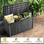 DRATO 200 Gallon Deck Boxes Outdoor Waterproof, Lockable Outdoor Storage Box - Image 5