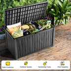 230 Gallon Outdoor Deck Box, Resin Waterproof Storage Box - Image 5