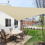 Windscreen4less 2' x 2' x 2' Sun Shade Sail Triangle Outdoor Canopy Cover UV - Image 6