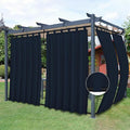 Easy-Going Outdoor Patio Curtains 2 Panels, 54x96 inch, Porch and Pergola by Easy-Going
