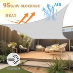 Shade&Beyond 15'x24' Sun Shade Sail Canopy Rectangle, UV Block Breathable - Image 2