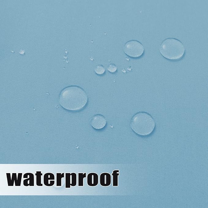 Easy-Going Outdoor Curtains for Patio 1 Panel, 54x108 inch, Sky Blue | - Image 5