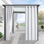 RYB HOME Outdoor Curtains for Patio Waterproof Blackout Thermal Insulated | by RYBHOME