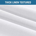 H.VERSAILTEX Linen Look Outdoor Waterproof Curtains - Image 2