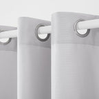 TOWN & COUNTRY BASICS Cabana Solid Heavyweight Indoor Outdoor Curtains - Image 3