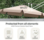 11ft Patio Cantilever Umbrella - Image 5