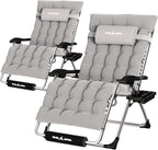 UDPATIO Oversized Zero Gravity Chair Patio Reclining Chairs by UDPATIO