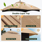 ABCCANOPY Riplock Gazebo Replacement Canopy - Image 3