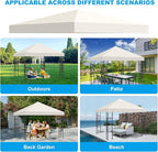 10x10 Gazebo Canopy Replacement Top, 300D High-Density Waterproof Single Layer - Image 4