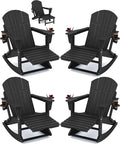 Adirondack Rocking Chair Set of 4 by KINGYES