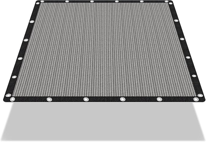 EMERIT 90% Sun Shade Cloth, 50 MPH Wind-Resistant Tarp by eMeritDirect
