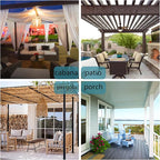 BONZER Outdoor Curtains for Patio Water Resistant | eavy Privacy Light - Image 7
