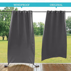 RYB HOME Extra Wide Outdoor Curtains - Image 2