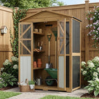 Outdoor Storage Cabinet, Weatherproof Garden Shed - Image 9