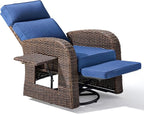 Luxury Patio Swivel Recliner Chair - Image 9