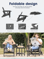 Adirondack Rocking Chair Set of 2 - Image 4