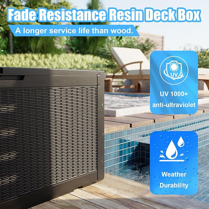 ROJIK Outdoor Storage Housing Deck Box - Image 7