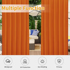Easy-Going Outdoor Patio Curtains 2 Panels, 54x108 inch, Porch and Pergola - Image 5