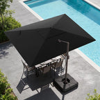 9x12 FT Cantilever Patio Umbrella, Large Rectangular Offset Outdoor Umbrella by ZLACUIU