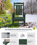 Oversized Outdoor Rocking Chair - Image 4