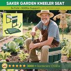 Saker Garden Kneeler and Seat Foldable Gardening Stool - Image 2