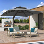 10x10 FT Outdoor Cantilever Patio Umbrella - Image 9