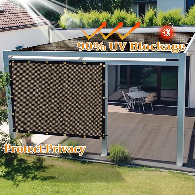 Shade&Beyond Customized Size 17' X 17' Shade Cloth - Image 5
