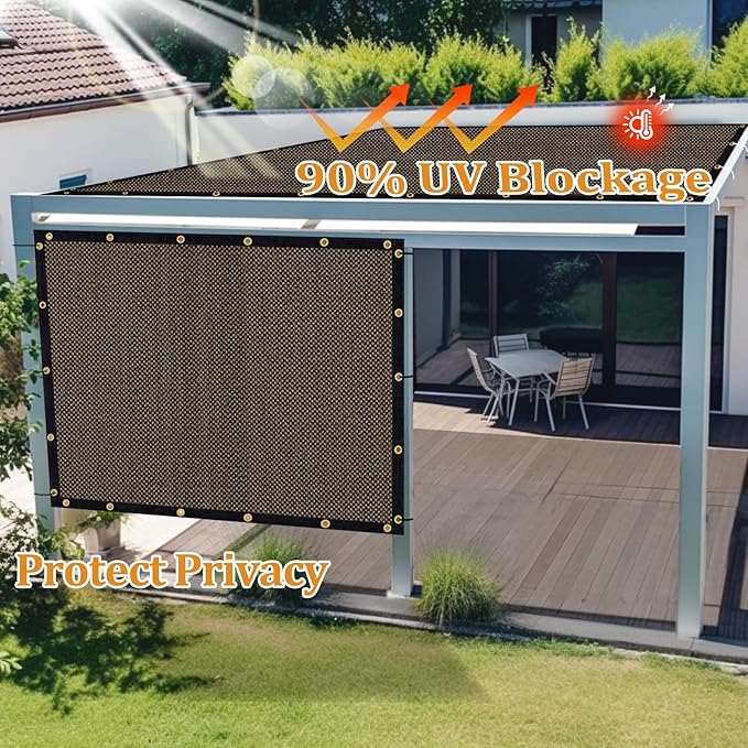 Shade&Beyond Customized Size 8' X 12' Shade Cloth - Image 5
