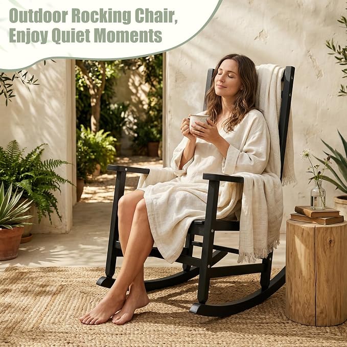 EFU Outdoor Rocking Chairs Set of 2 - Image 6