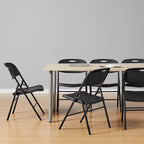 Amazon Basics Sturdy Foldable Portable Plastic Chair, 350-Pound Capacity - Image 2