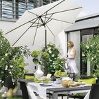 9' Outdoor Patio Umbrella, Outdoor Table Umbrella, Yard Umbrella, Market - Image 4