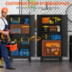 GAIOUS 61''Tall Metal Garage Storage Cabinet, File Cabinet - Image 3