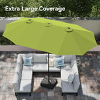 PHI VILLA 15ft Large Outdoor Patio Umbrella - Image 2