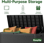 120 Gallon Outdoor Storage Box Waterproof, UV Resistant Resin Deck Box - Image 5