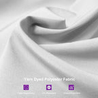 PURPLE LEAF Umbrella with Base and Cover 9' x 11.5' All Shade White | More - Image 7