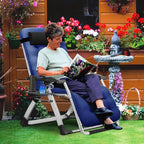 MOPHOTO Zero Gravity Chair, Outdoor Padded Lounge Chair - Image 2