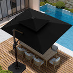 9' X 12' Cantilever Patio Outdoor Umbrella - Image 4