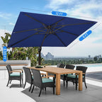 9' X 12' Cantilever Patio Outdoor Umbrella - Image 6