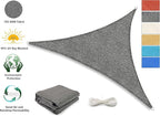 Tronssien Triangle 12'x12'x12' Sun Shade Sail, 95% UV Blockage Canopy Awning - Image 4