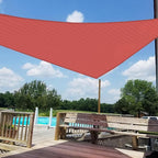 Windscreen4less 7' x 7' x 7' Sun Shade Sail Triangle Outdoor Canopy Cover UV - Image 6