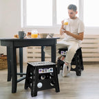 Delxo Folding Step Stool 13 Inch, 300 Lbs Step Stool - Image 4