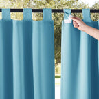 NICETOWN Outdoor Curtains for Patio Waterproof Set of 2, Thermal Insulated by NICETOWN