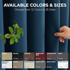 Joydeco Blackout Patio Sliding Door Curtains, Privacy Room Divider Curtains | - Image 9