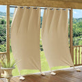 RYB HOME Outdoor Curtains for Patio Waterproof, Windproof by RYBHOME