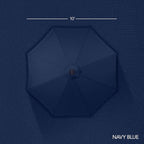 Best Choice Products 10ft Offset Cantilever Hanging Market Patio Umbrella - Image 8