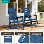 SERWALL HDPE Outdoor Rocking Chair - Image 5