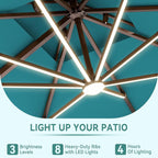10 X 13 FT Cantilever Outdoor Patio Umbrella - Image 4