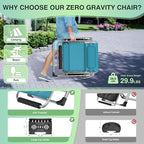 Suteck Oversized Zero Gravity Chair, 500LBS 33In XXL Outdoor Recliner Chairs | - Image 5