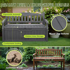 Greesum 80 Gallon Outdoor Storage Bench - Image 5