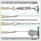 Amgo Custom Size 14' x 14' Red Rectangle Square Sun Shade Sail UPF50+ AGTAPR0810 - Image 8